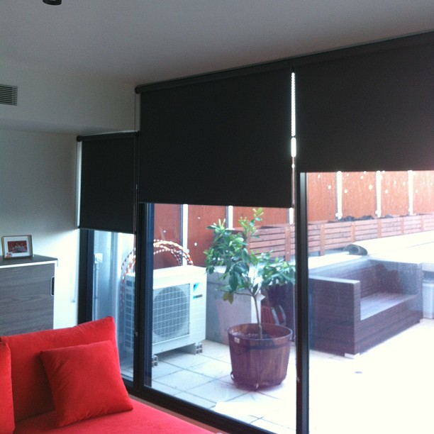 Roller blinds for the office