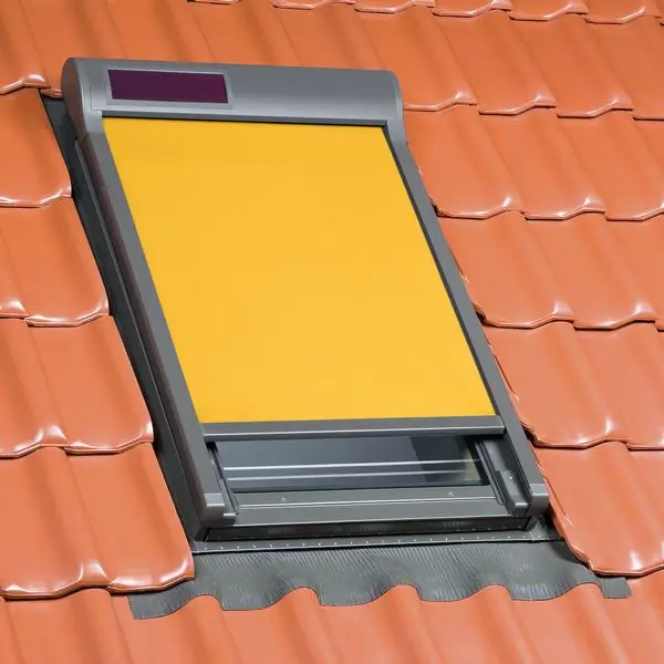 External Skylight Blinds Yellow