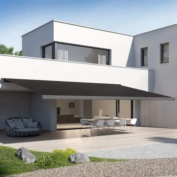 Folding Arm Awnings Art Charcoal