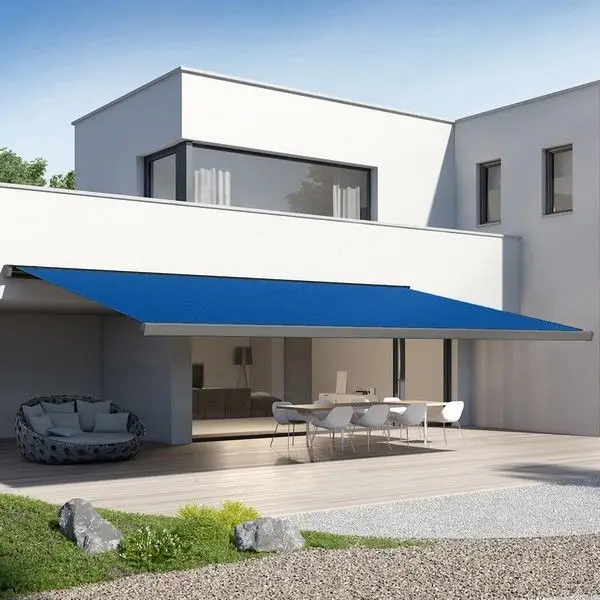 Folding Arm Awnings Art Marine Blue Folding Arm Awnings Art Marine Blue