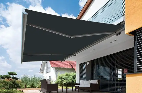 Folding Arm Awnings Vegas Black Folding Arm Awnings Vegas Black