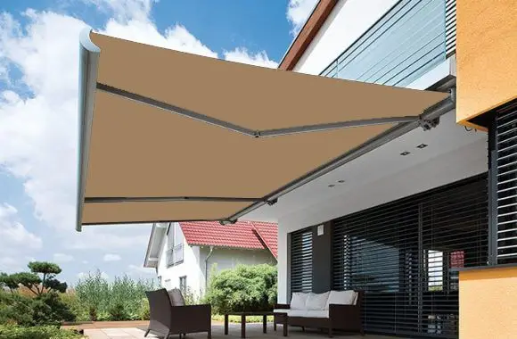 Folding Arm Awnings Vegas Cappuccino Folding Arm Awnings Vegas Cappuccino