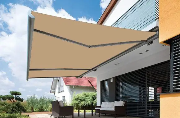 Folding Arm Awnings Vegas Desert Sand Folding Arm Awnings Vegas Desert Sand