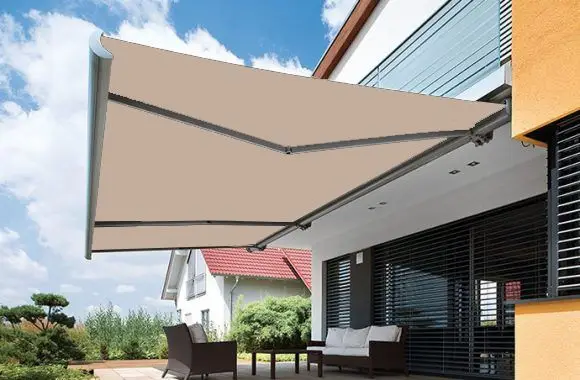 Folding Arm Awnings Vegas Fawn Folding Arm Awnings Vegas Fawn