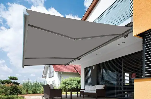 Folding Arm Awnings Vegas Grey Folding Arm Awnings Vegas Grey