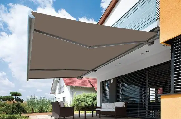 Folding Arm Awnings Vegas Nutmeg
